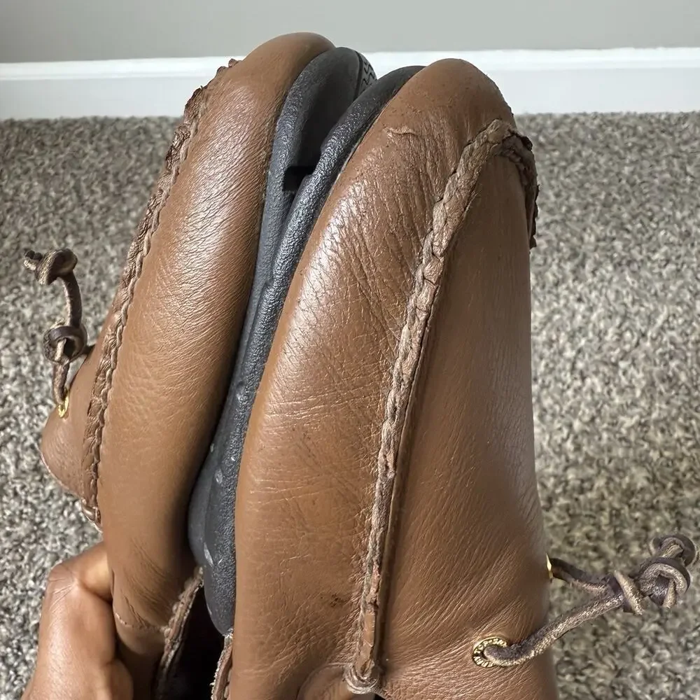 Sperry Top-Sider Men 11.5 M Brown Leather Gold Cup Driving Comfort Loafers Shoe